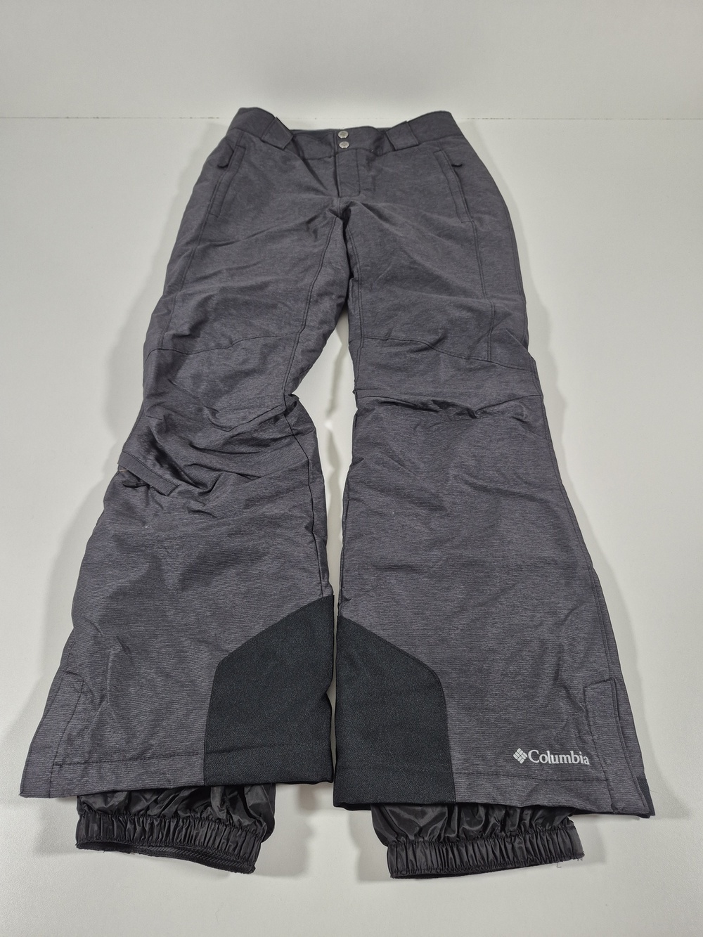 Columbia Omni-Tech Snow Pants Womens Small Gray Insulated Ski Waterproof Winter